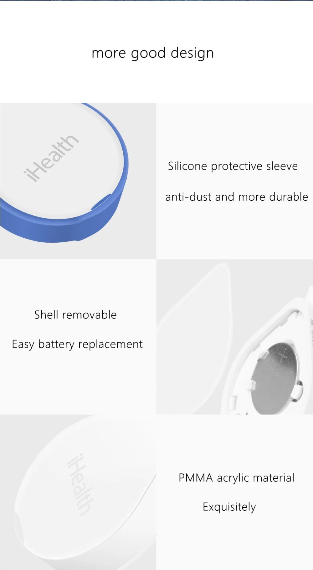 Xiaomi Mijia iHealth умный измеритель уровня глюкозы в крови BG1 для обнаружения диабетического сахара с тестовыми полосками Lancets иглы для сбора крови