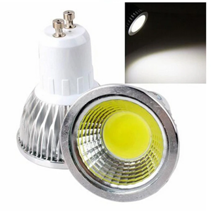 1 шт. затемнения 7 Вт прожектор led COB LED E27 E14 GU10 лампочки 180 градусов Угол