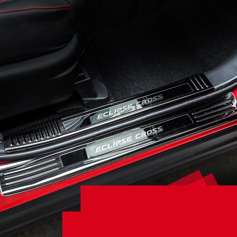 Запчасти для пороговых полос Mitsubishi ECLIPSE CROSS 2018 2019 защита от царапин|Хромирование| |