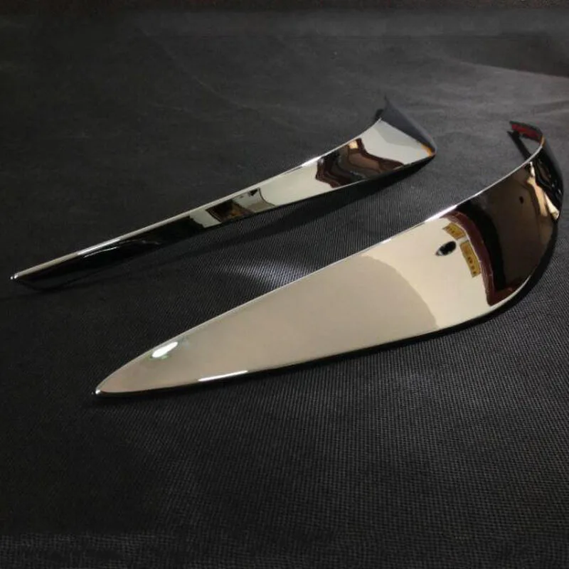 For Nissan X-Trail 2014-2018 2PCS High Quality ABS Chrome Car Front Headlight Eyebrow Cover Trim Styling Accessories | Автомобили и