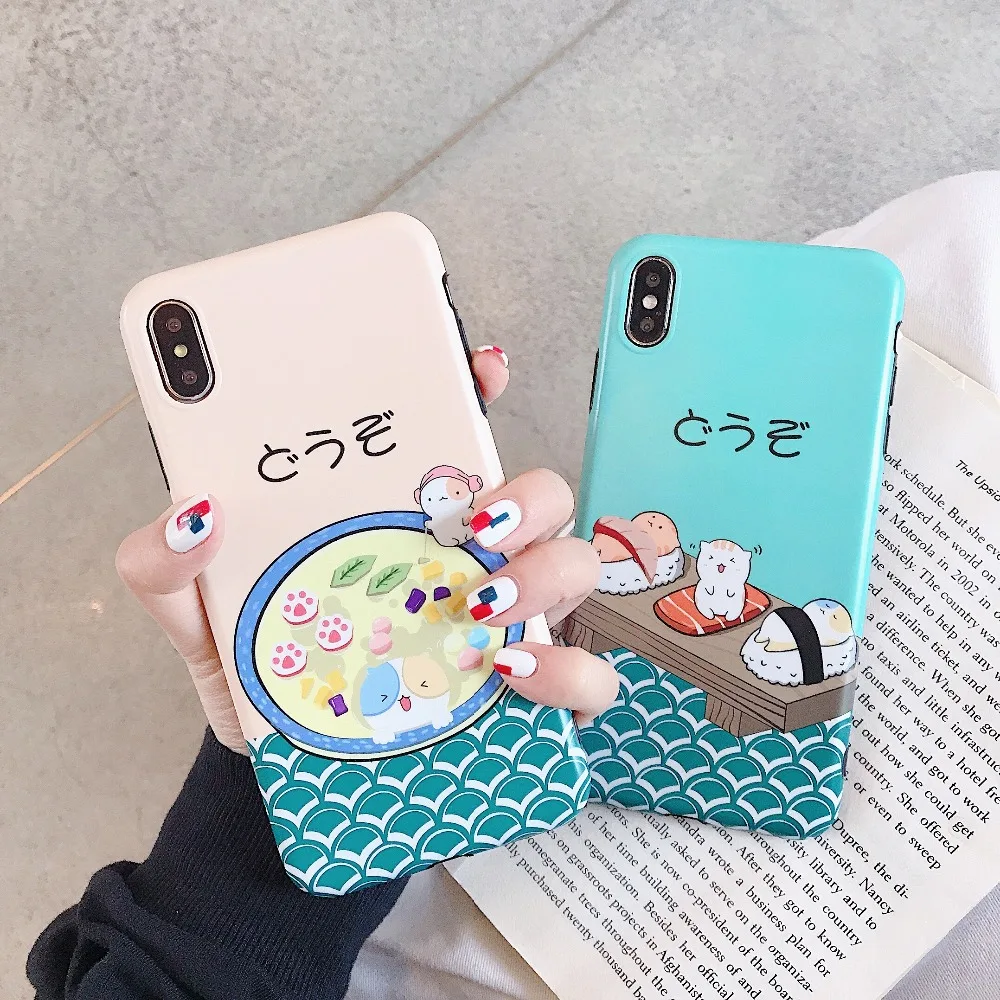 COPEONE Carton Case For iPhone 7 Plus 6 6s 8 Soft TPU Back Cover Capa for X XS XR XSMAX Full Protective |