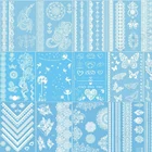 10 шт. белые кружева водостойкие татуировки бумажные временные для женский боди-арт Свадебные татуировки хной подвеска чокер ювелирные изделия наклейки