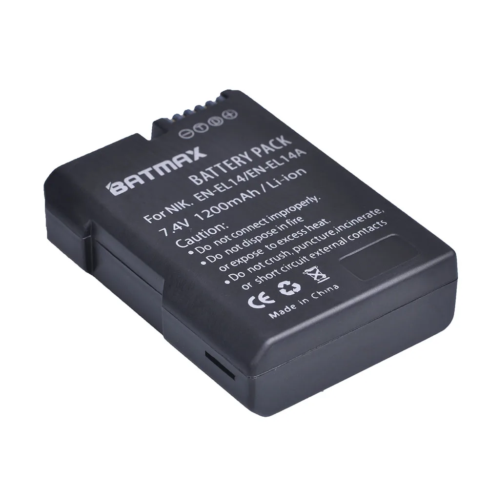 3 шт. Bateria EN-EL14 EN EL14 литий-ионный Батарея + Dual USB Зарядное устройство для Nikon P7800 P7700