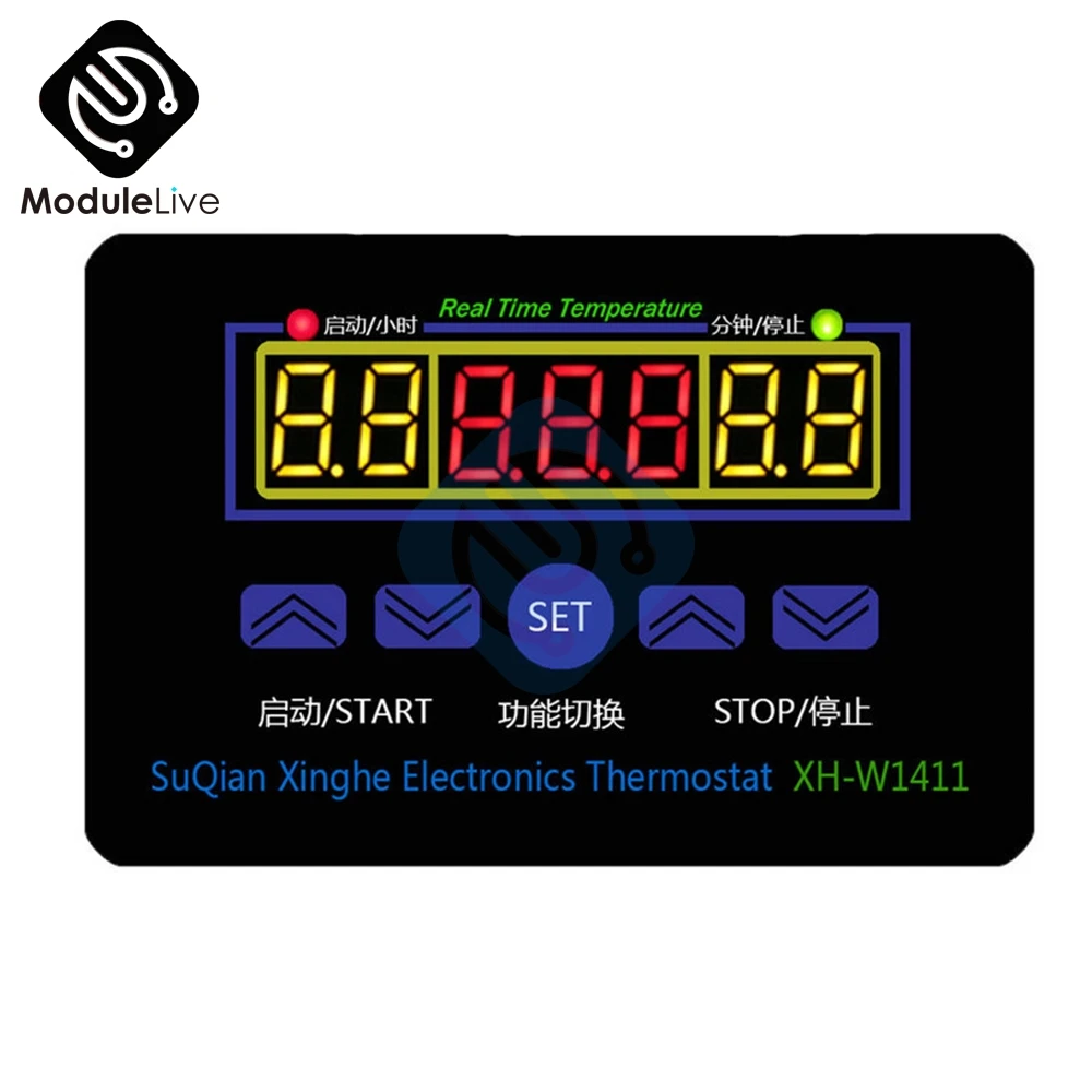 Цифровой регулятор температуры светодиодный 220 В 10 А переменный ток термостат