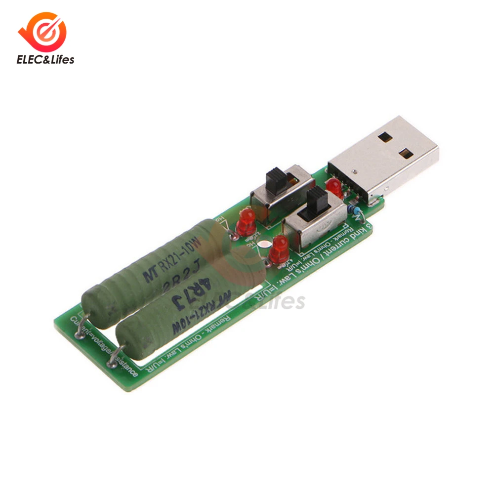 1 шт. USB тестер резисторов 5 В А/2 а/3 А|Измерители сопротивления| |