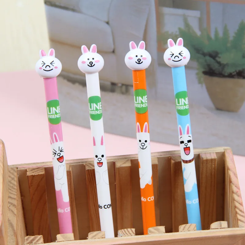 

DL A609 South Korea Stationery small fresh and lovely cartoon super adorable rabbit pen creative 0.38mm Stationery office
