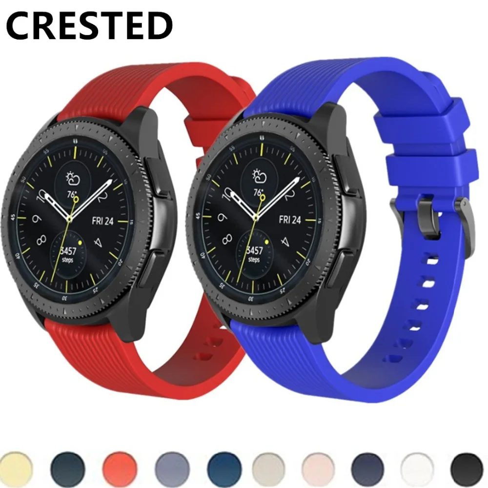 Шестерни S3 Frontier ремешок для samsung Galaxy часы активное 2/46 мм 42 мм длина браслета huawei Watch gt amazfit ремешок Bip/20 мм/22 мм ремешок для наручных часов