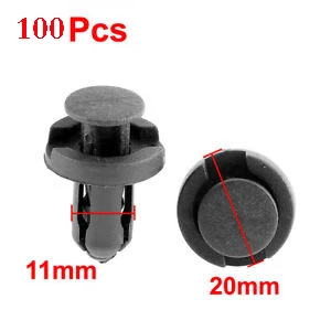 100 шт. Пластик Заклёпки Зажимы Авто Стайлинг Fender подкладке Панель для Honda Legend