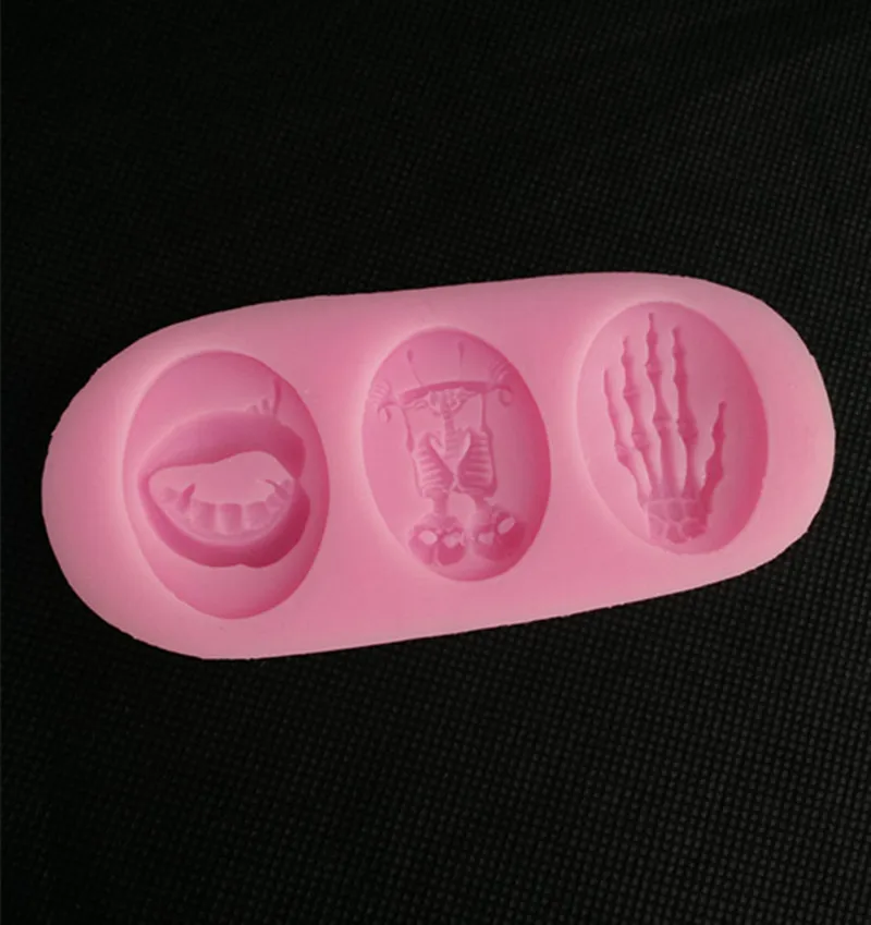 2015 Новый Творческий Скелет Человека Кости Силиконовые Формы Мыло Плесень