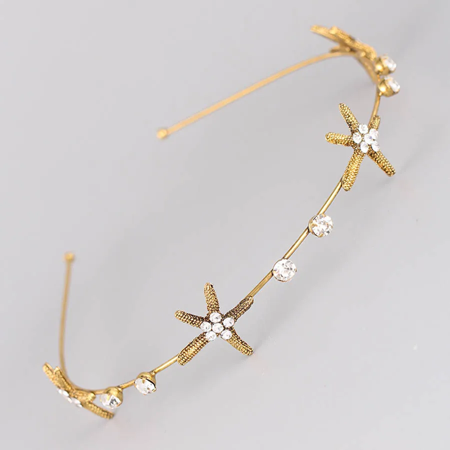 Haimeikang Изысканные Большой жемчуг Hairbands для женщин девочек аксессуары для волос Блестящий горный хрусталь обруч для волос резинки для волос