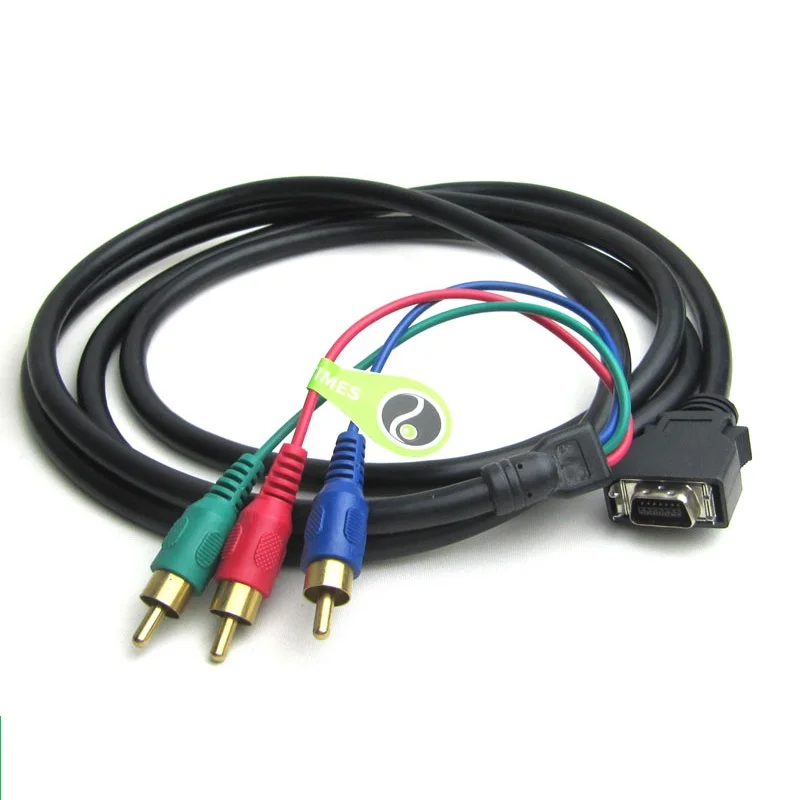 Cable adaptador de vídeo CN14P d-terminal de 14 pines a 3RCA3AV 3RCA 3AV, Cable de componentes de Color, línea de conversión de 1m, 1,5 m