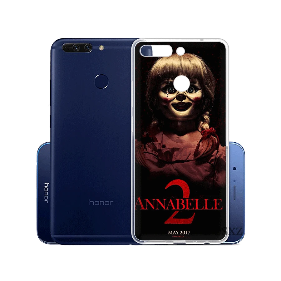 Annabelle Creation Horror чехол для телефона Huawei Honor Note 6A 7A 7C 7X 8 8X 9 10 Lite Мягкий