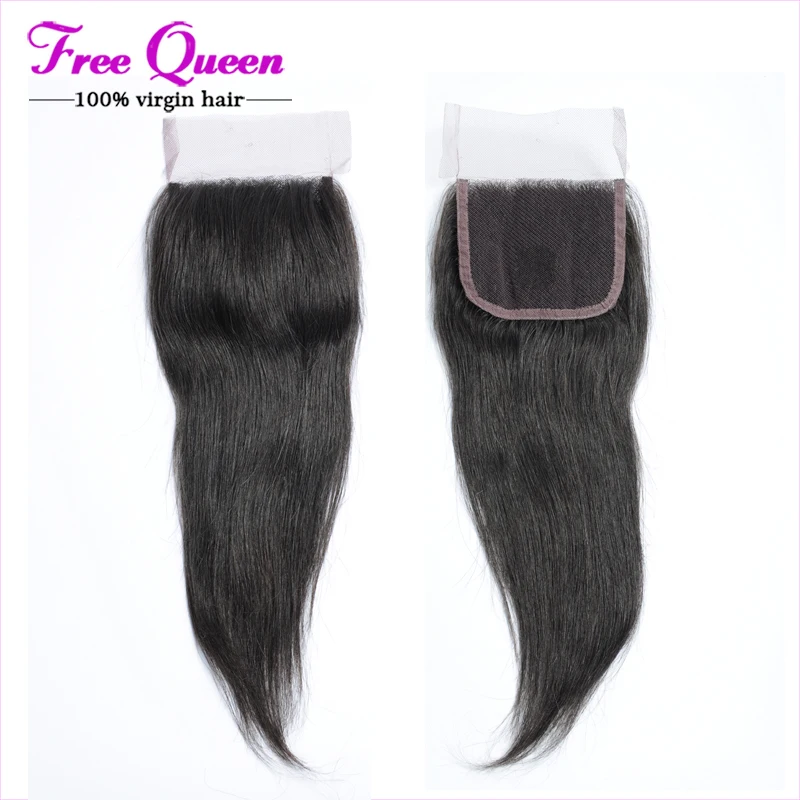 7A Brazilian Virgin Hair Straight With Closure Rosa Weave Bundles Lace Unprocessed |