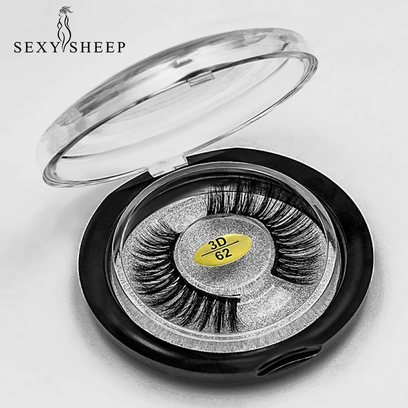 SEXYSHEEP 3D накладные ресницы из норки густые ручной работы Накладные набор ресниц