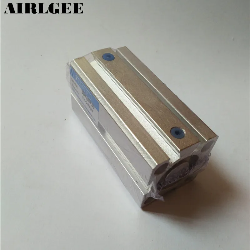 20 мм диаметр 50 Ход двойного действия компактный воздушный цилиндр SDA 20x50