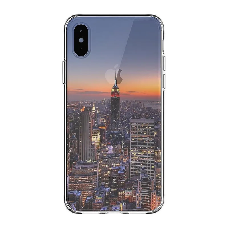 Nature Scenery Landscape Case for iphone 5s 6 6s 7 8 Plus X XR XS MAX Silicone Soft Cover London City The Big Ben Snow Mountain | Мобильные