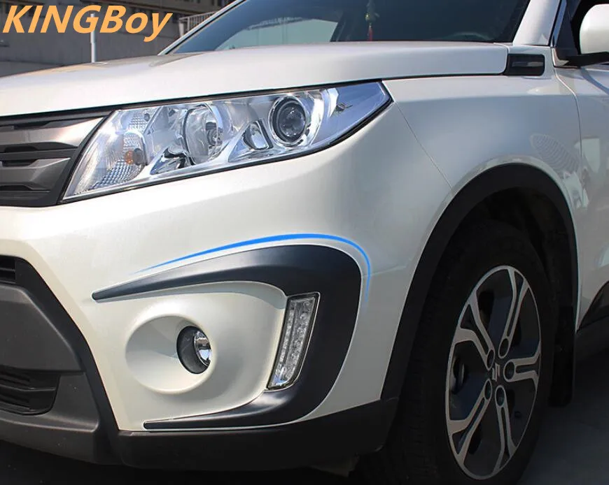 ABS Автомобильная дверная накладка кузова лампа Накладка для бровей автозапчасти