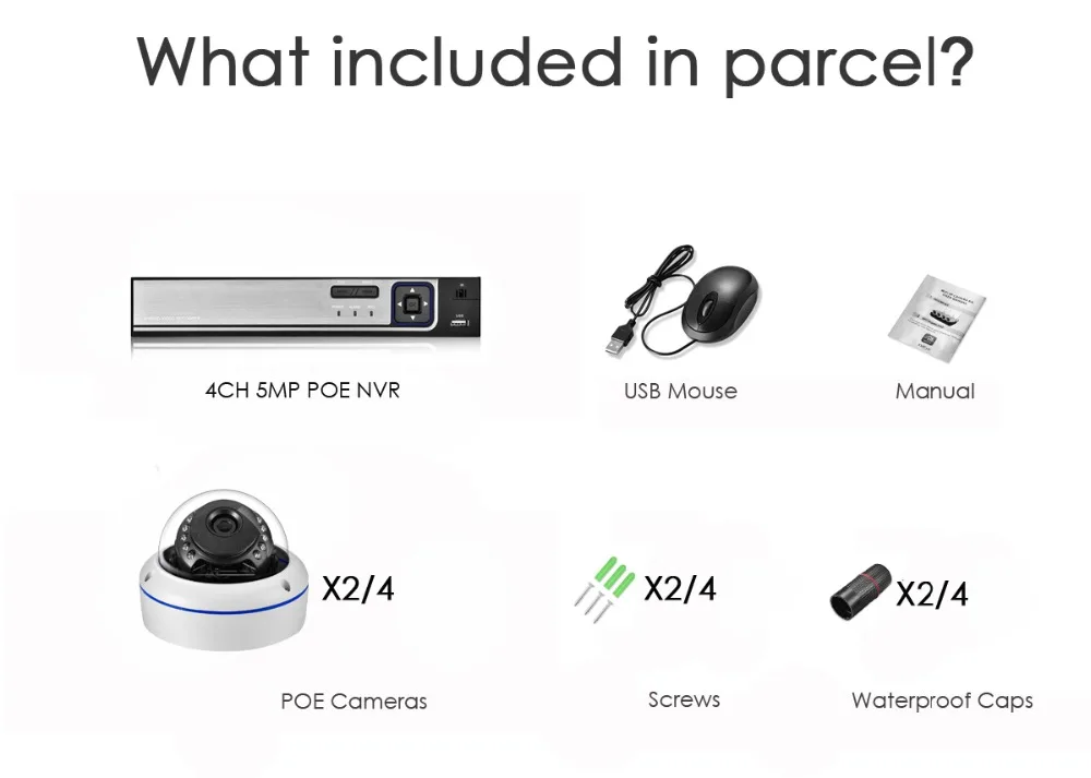 Gadinan 4CH 5.0MP Домашняя безопасность NVR POE CCTV камера системы 5MP SONY IMX335 4MP аудио звук Открытый ночное видение комплект наблюдения