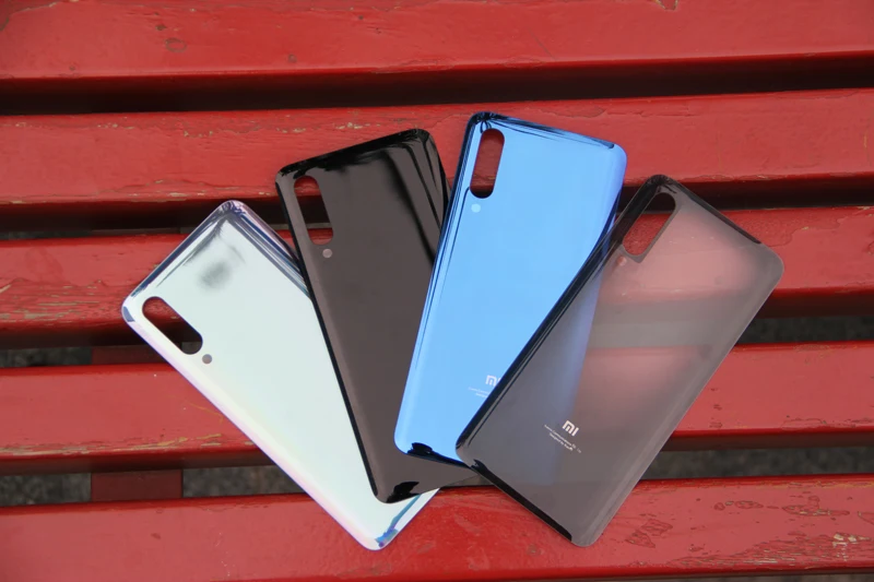 Оригинальная запасная задняя крышка батарейного отсека XiaoMi стекло для Xiaomi 9 MI9 M9 MI