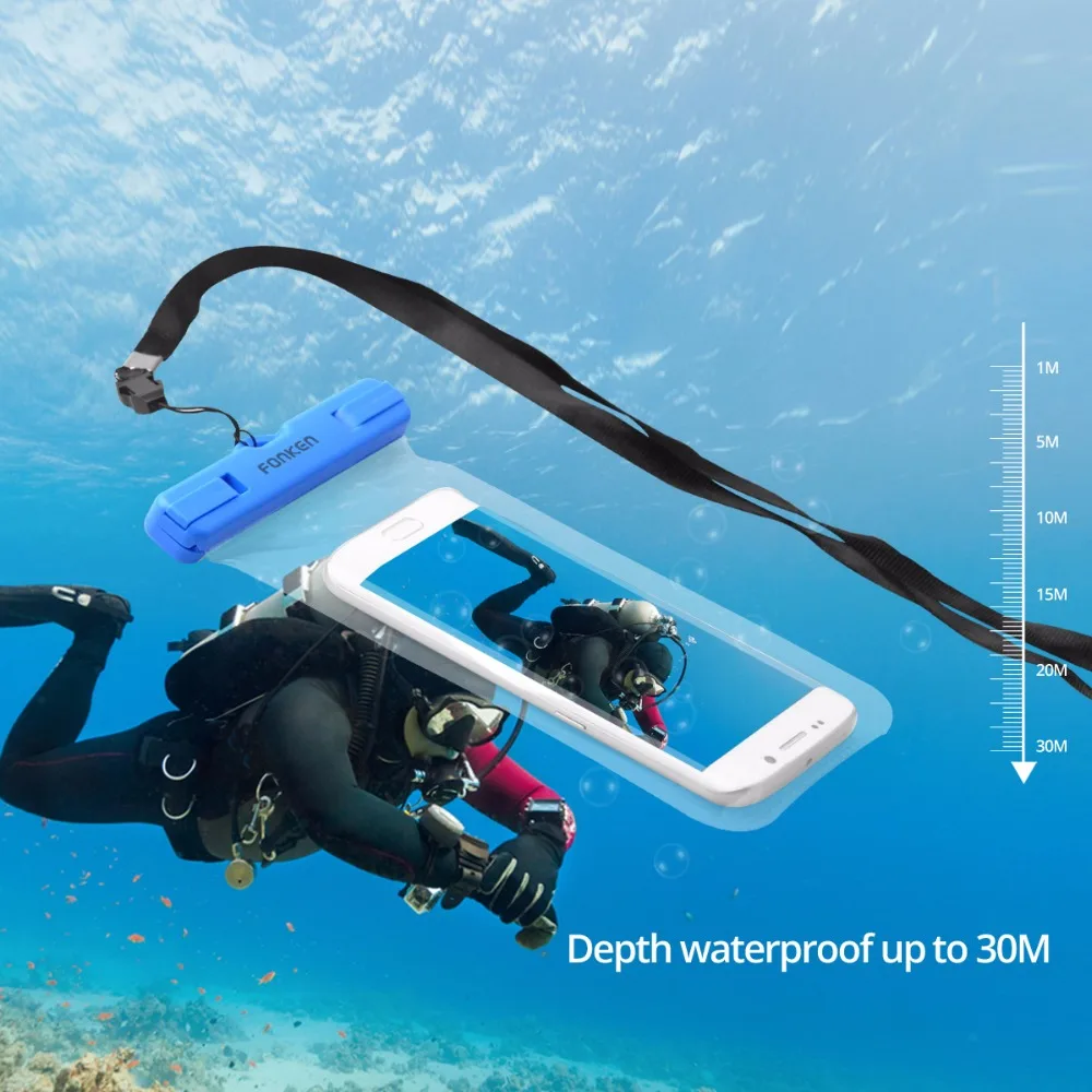 Универсальный Водонепроницаемый Чехол для телефона водонепроницаемая сумка с