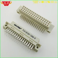50pcs 348 din41612 din connector 710 3100 1348 r 316p 48pin female right angle pins european socket 9001 18481cooa nextron