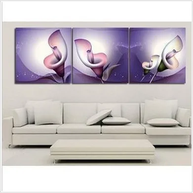 Фабричный магазин Набор для вышивки крестиком тройной фиолетовый цветок каллы