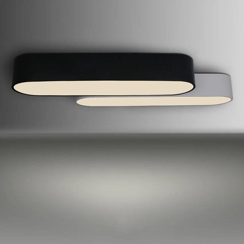 Современный длинный комбинированный светодиодный потолочный светильник для