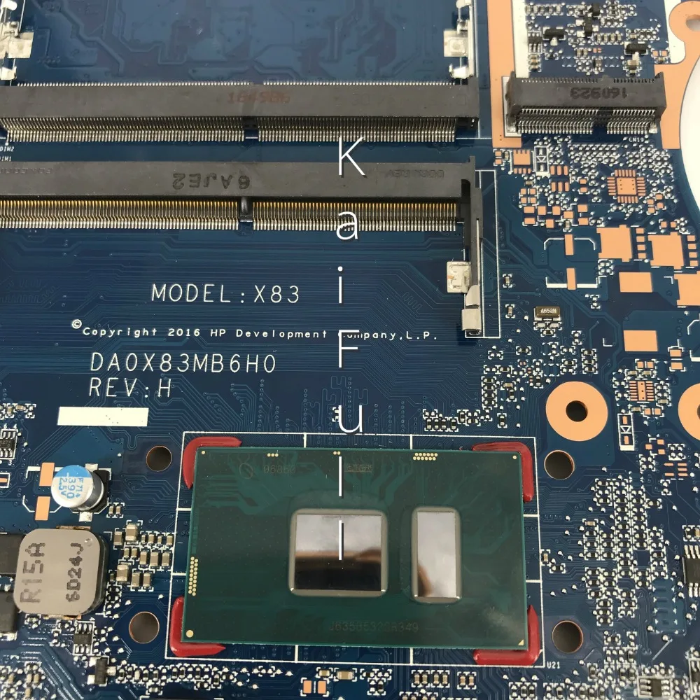 Kaifull DA0X83MB6H0 X83 материнская плата для ноутбука probbook 450 G4 470 G4 материнская плата 3865U SR349 DDR4