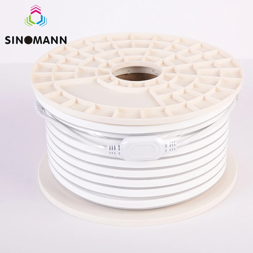 Неоновая Светодиодная лента SMD2835 12 В 120 светодиодов/м высокая безопасность IP67