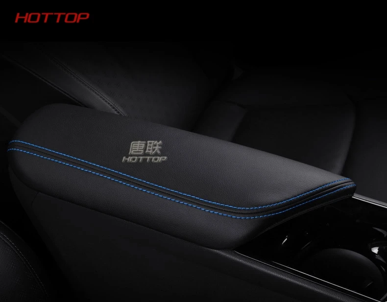 PU Leather Centrol Armrest Box Cover set of Fit For toyota C-HR CHR