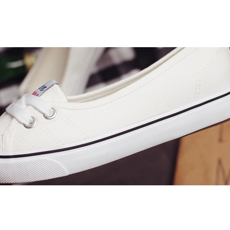 Парусиновая Женская парусиновая обувь дышащая на плоской подошве женские