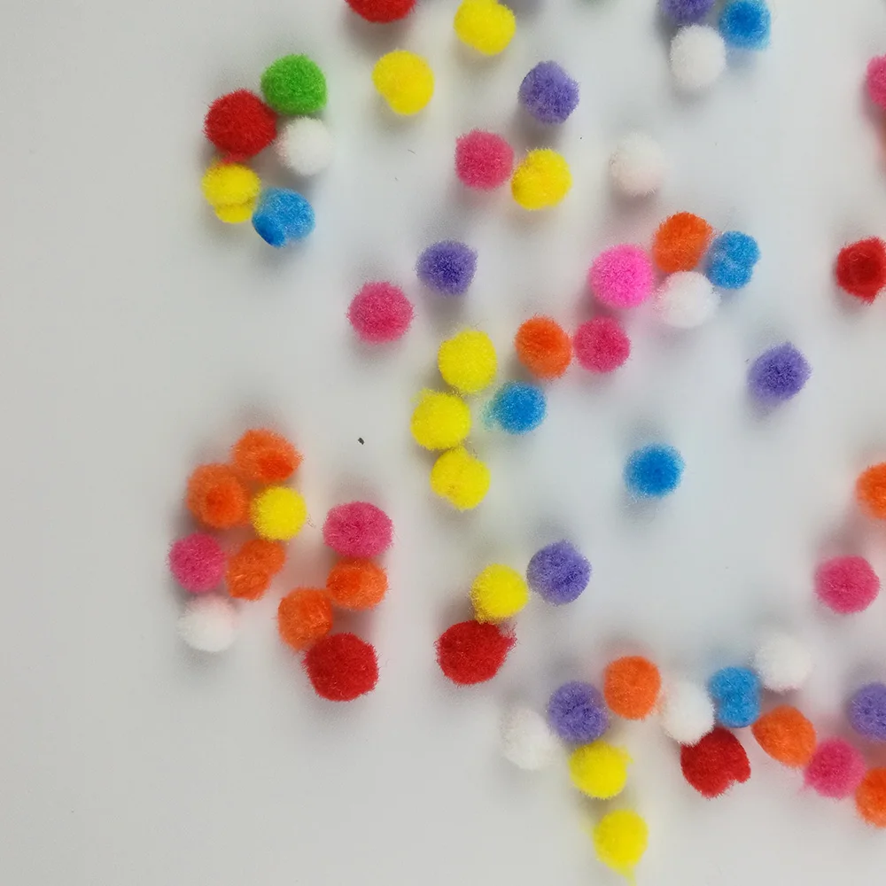 100 шт. мягкие помпоны для украшения дома и свадьбы 15 мм|craft pom poms balls|pompom ballsball toy |