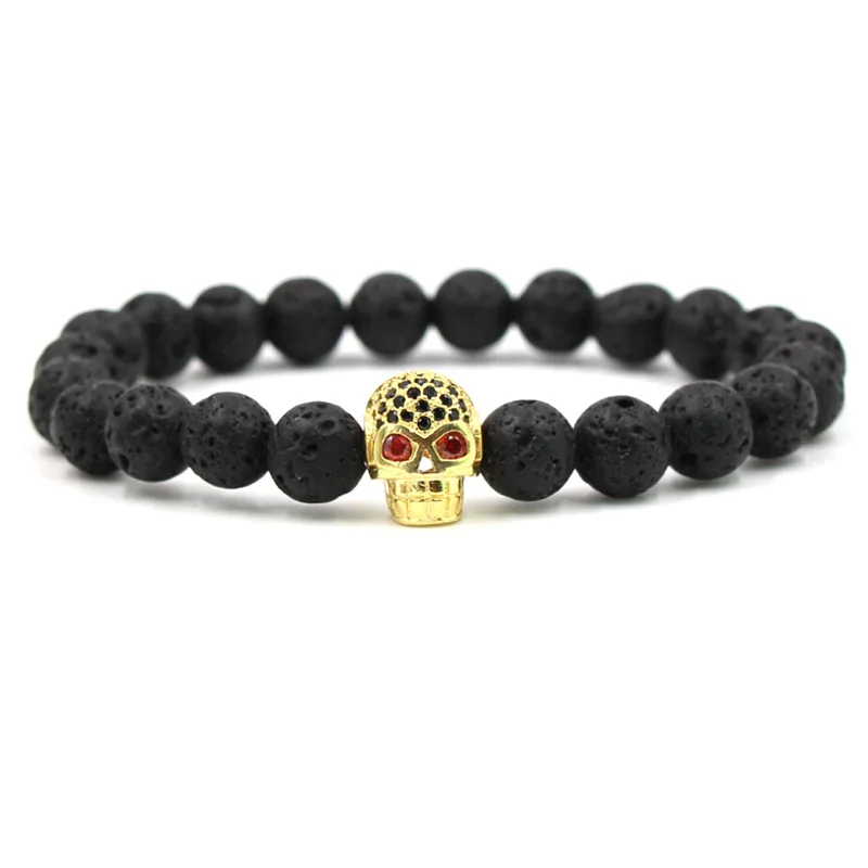 Бусины из черного лавового камня 8 мм 4 цвета|buddha jewelry|bracelet yogadiffuser bracelet |