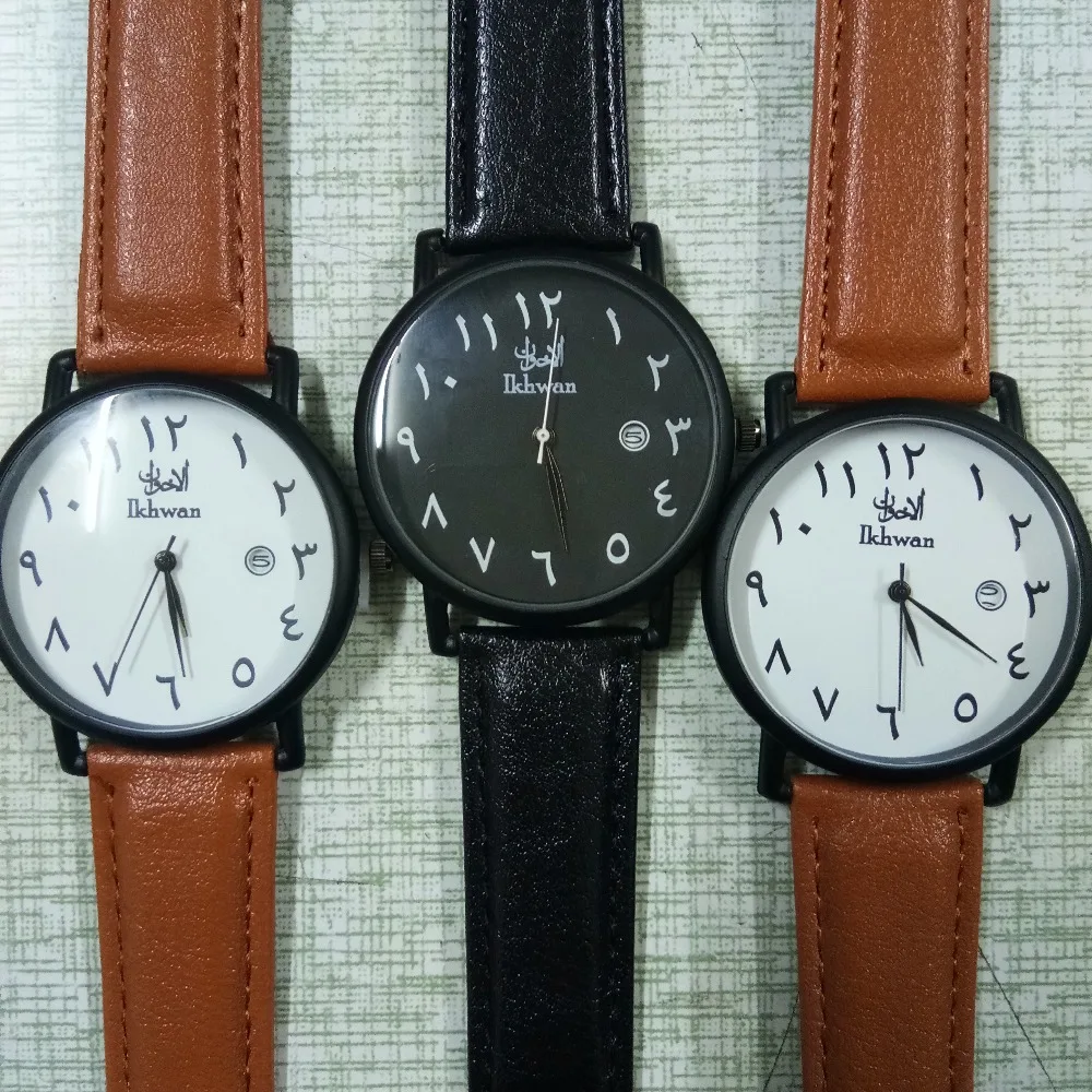 CL004 арабские часы с цифрами и циферблатом индивидуальный логотип мужские на