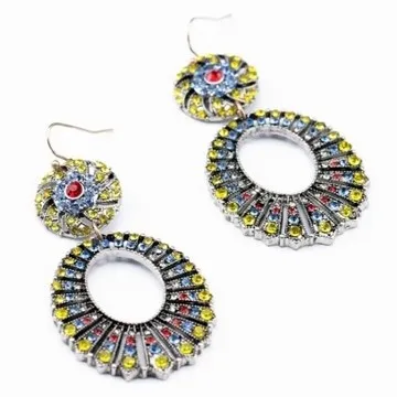 2017 специальное предложение Новое поступление серьги в богемном стиле Красочные