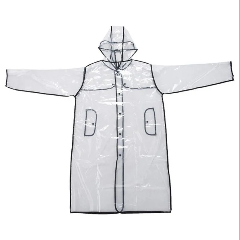 Новый модный прозрачный дождевик из ПВХ для женщин ЭВА путешествий на открытом