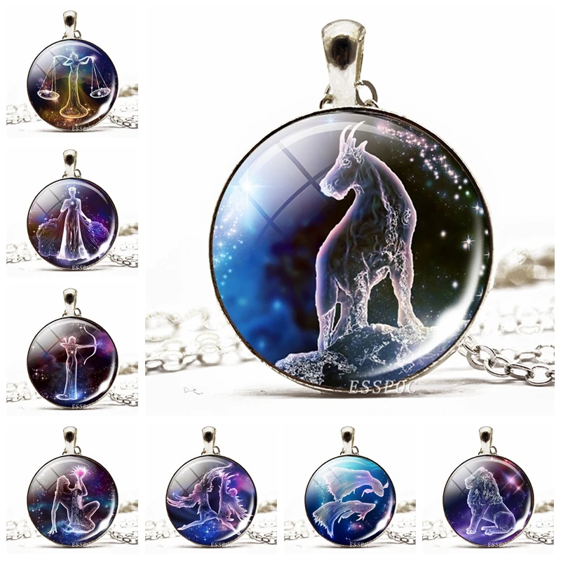 Ожерелье с 12 созвездиями модное ожерелье для друзей подарок на день рождения