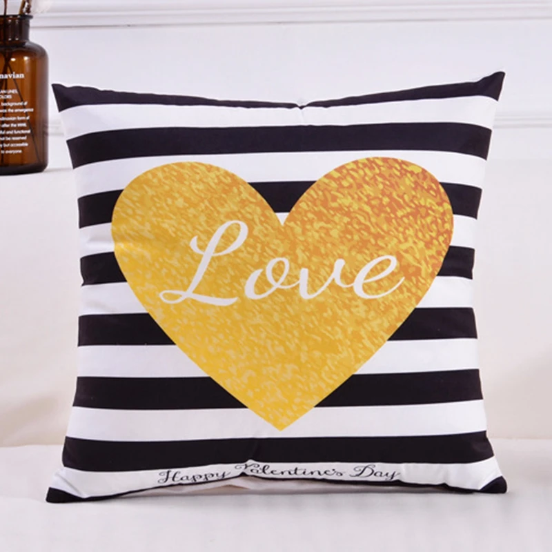 Наволочка в черно желтую полоску для диванной подушки|cushion cover|cushion cover geometricdeer cushion
