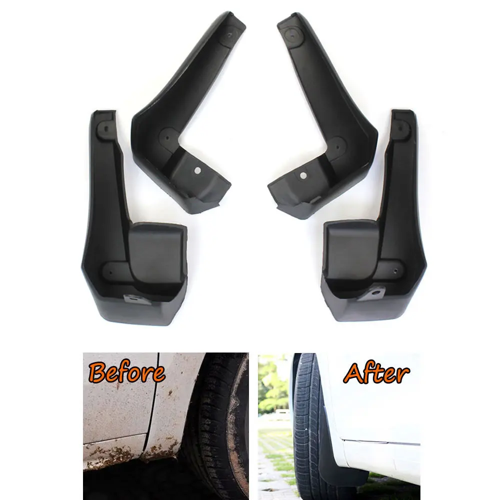 

Front + Rear Mud Flap Splash Guards Mudguard Fender Mudflaps Cover Protector For Honda Civic 2016 2017 Car Styling Accessories