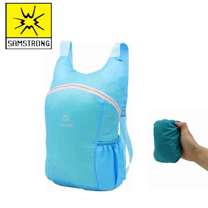 Samstrong складной рюкзак для путешествий легкая водонепроницаемая складная сумка