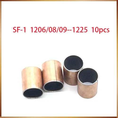Mancal 10 шт. SF1 SF-1 1206 1208 1209 1210 1212 1215 1220 самосмазывающийся Композитный Подшипник Втулка