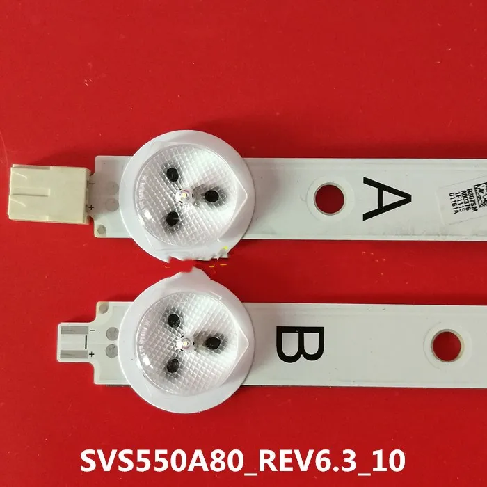 1 комплект = 16 шт. светодиодных лент для подсветки TCL TV svs550a80 _ rev6.3_10 светодиодный B/A
