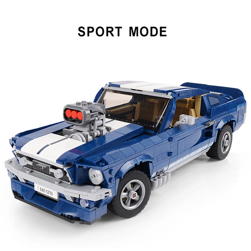 1471 шт Строительные блоки Совместимые LGSet Creator Expert Technic 21047 10265 Fords Mustang Gt500 автомобильные кирпичи игрушки подарки