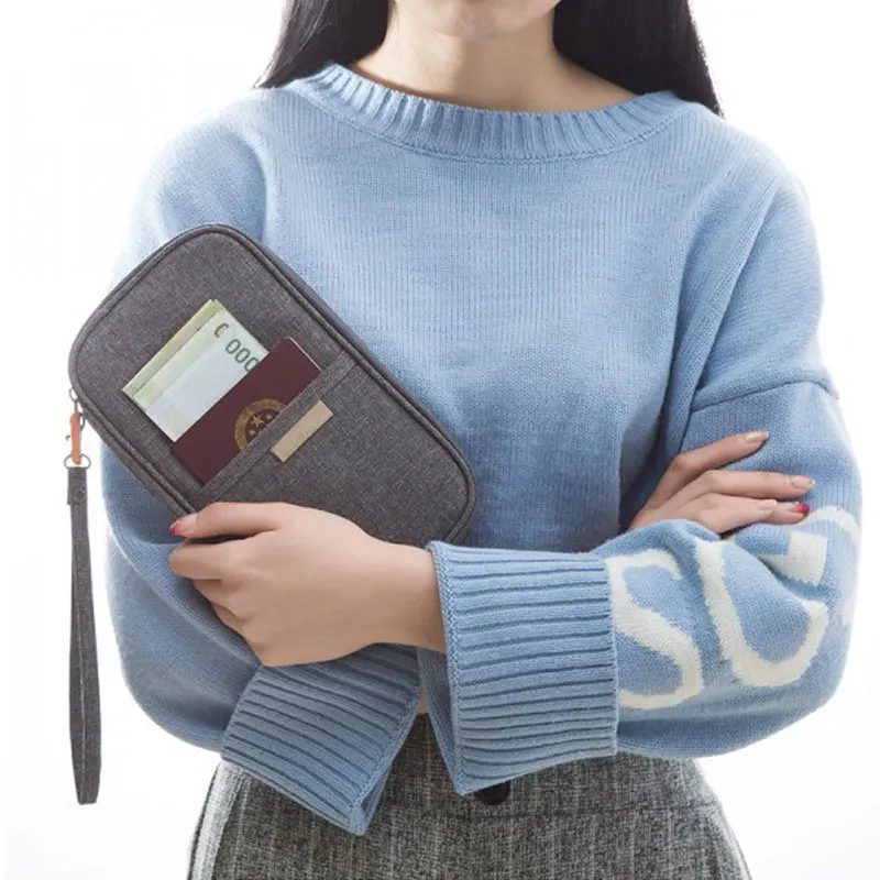Yesello дорожный кошелек Семья Обложка для паспорта RFID Блокировка Документ
