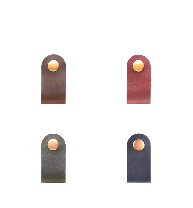 3pcs Split Leather Unisex Vintage Creative Clip Simple Key Ring Cables For Micro USB Cable Charger Data Cords Line | Багаж и сумки