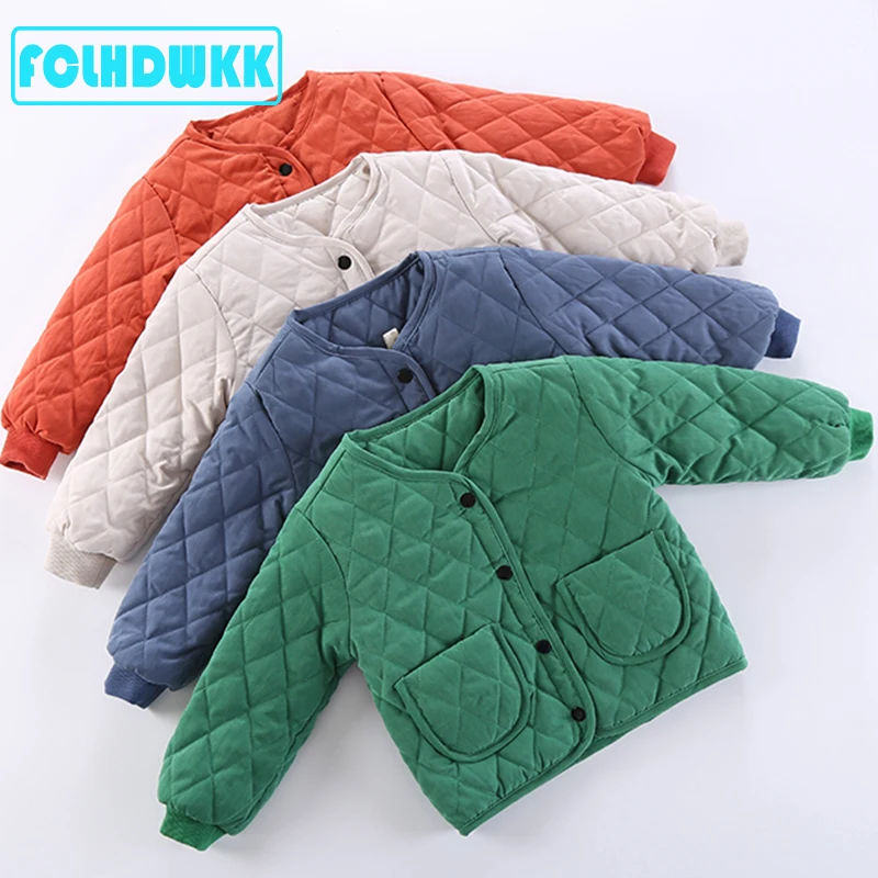 Cute Warm Winter Children Girls Coat Spring Kids Jacket Boys Outerwear Coats Cotton Boy Thicken Baby Clothes Clothing For 2Y-7Y | Детская