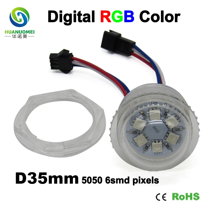 Полный цвет UCS1903 35 мм 6 светодиодный s пиксельный модульный светильник источник