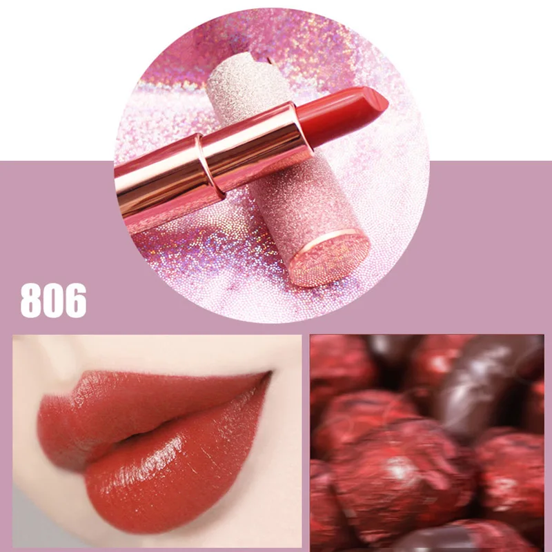 Для женщин Lipstics Звездное длительный увлажняющая матовая помада для губ палочки