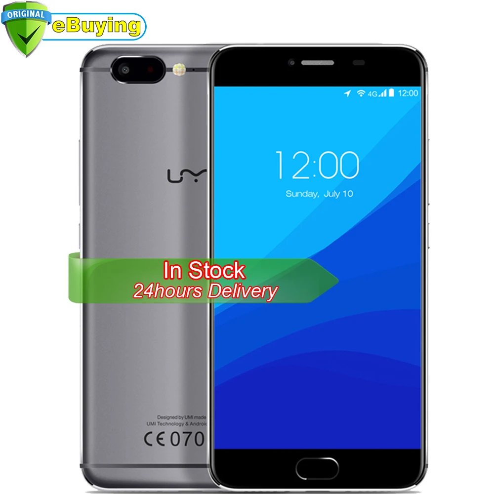 Umi Z Смартфон Android 6.0 MTK Helio X27 4 ГБ RAM 32 ROM 5.5 &quotFHD Экран 13.0MP Отпечатков Пальцев UMIDIGI Г