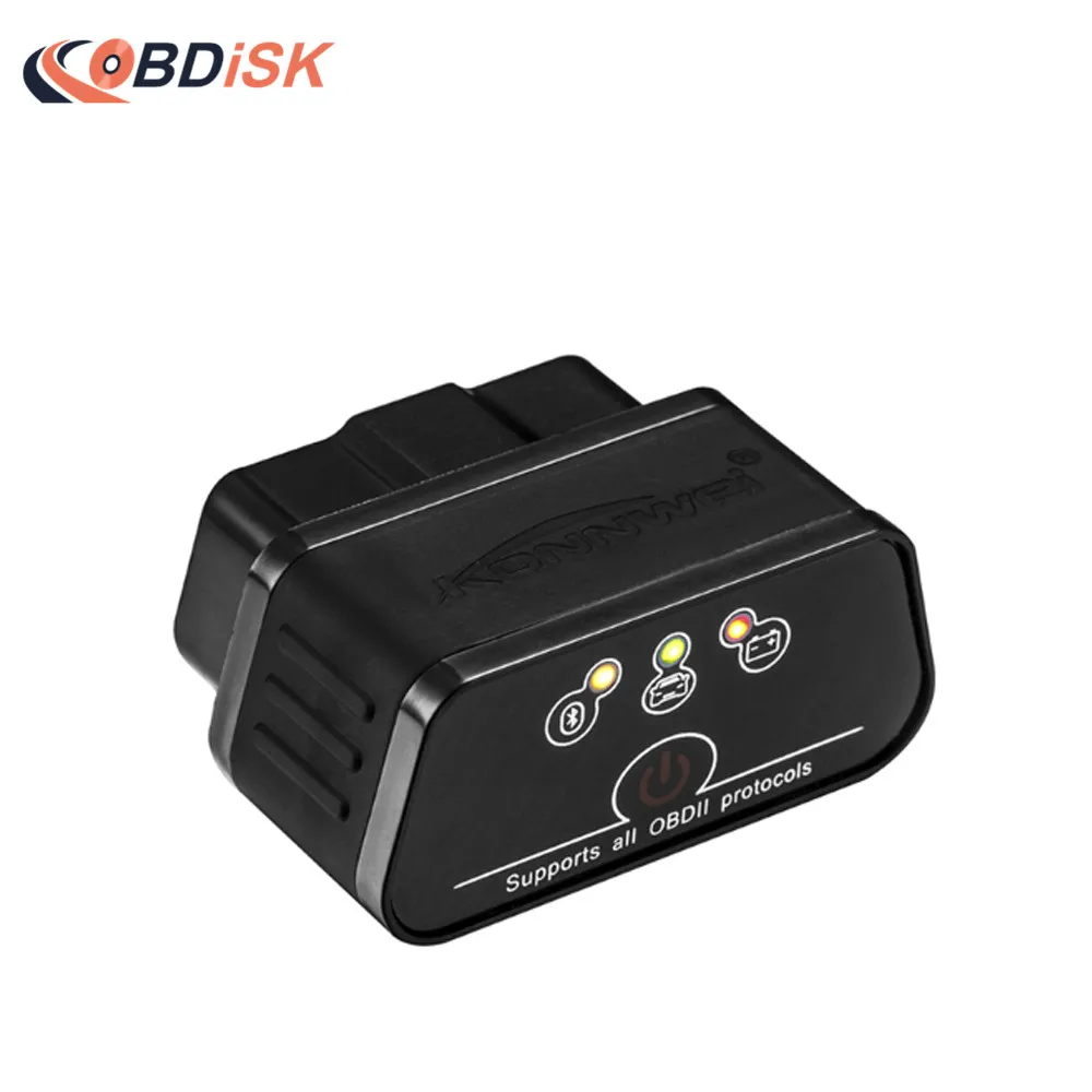 Новое поступление KONNWEI KW903 адаптер BT OBD-II OBD2 Bluetooth сканер авто детектор